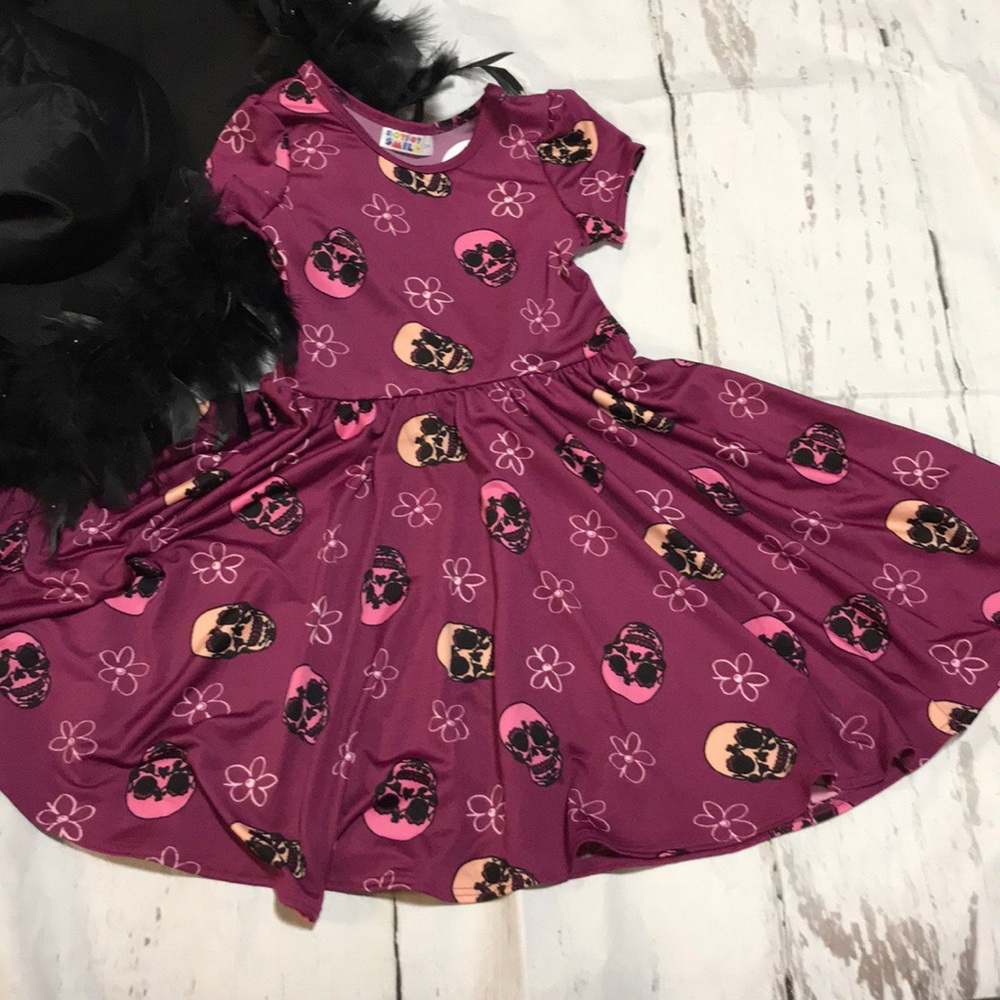 Full circle skull dress